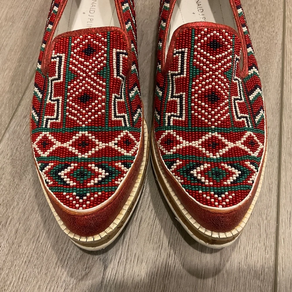Donald J. Pliner Multicolor Patterned Loafers - Picture 2 of 10